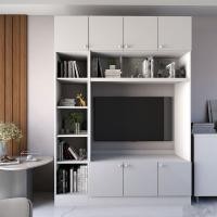 ราคา Koncept Furniture ชุดวางทีวี 160 ซม รุ่น Contini Plus สีขาว Mid Gloss (21938457812)