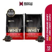 ราคา เซ็ตคู่ Optimum Nutrition Gold Standard Whey Protein 10 Lbs เวย์โปรตีน ช่วยเสริมสร้างกล้ามเนื้อ (21729179470)