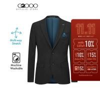 ราคา G2000 เสื้อสูทสำหรับผู้ชาย ทรง Slim Fit รุ่น 4111302399 BLACK (21602383894)