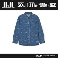 ราคา MLB เสื้อเชิ้ตยีนส์ ยูนิเซ็กส์ Denim Random Jacquard Monogram รุ่น 3ADRM0244 50INS สีน้ำเงิน (22118736269)