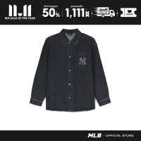 ราคา MLB เสื้อเชิ้ตยีนส์ ยูนิเซ็กส์ Denim Coopers Mega Logo รุ่น 3ADRB0144 50BKS สีดำ (22118668723)