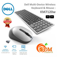ราคา Dell Multi Device Wireless Keyboard Mouse Combo ภาษาอังกฤษแบบสหรัฐอเมริกา KM7120W (21737384153)