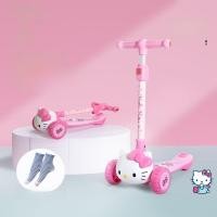 ราคา Hello Kitty เด็กกระพริบสเก็ตบอร์ด Anti TIP เท้าเหยียบสําหรับชายและหญิงอายุ 3 8 ของเล่นเด็ก Roller Skates (21267238939)