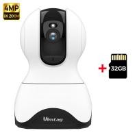 ราคา VIMTAG กล้อง IP WIFIกล้อง PTZ 360 4MPเสียง 2 ทิศทางIR Night Vision 8M8X ซูมมนุษย์ Moniton การตรวจจับเสียงกล้องเด็กกล้องรักษาความปลอดภัยในร่ม (22615383510)