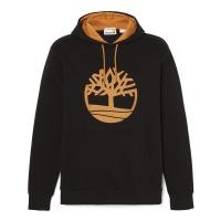 ราคา Timberland Mens Northwood Tree Logo Brushback Hoodie เสื้อฮูดดี้ TF24A4445 (22825367676)