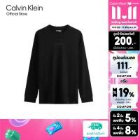 ราคา CALVIN KLEIN เสื้อยืดคอกลมแขนยาวผู้ชาย รุ่น GMF4K205 BAE สีดำ (22529094177)