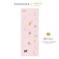 ราคา SIRAVANA เสื่อโยคะยางพารา รุ่น Neko Lover PU 5mm Natural Rubber Yoga Mat (20692418610)