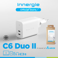 ราคา Innergie C6 Duo USB C Power Adapter changeable Plug (22769359701)