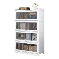 ราคา ตู้ใส่หนังสือ ตู้ชั้นเก็บของ Cabinet 3ชั้น 4ชั้น 5ชั้น จัดเก็บหนังสือ โมเดล ของใช้ ประตูบานพับกระจกใส Hima Life (22052433573)