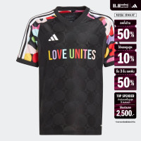 ราคา adidas ฟุตบอล เสื้อฟุตบอล Pride Tiro เด็ก สีดำ HY5896 (22439624902)