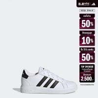 ราคา adidas ไลฟ์สไตล์ รองเท้าสไตล์เทนนิสแบบมีเชือกผูก Grand Court Lifestyle เด็ก สีขาว GW6511 (22439374203)