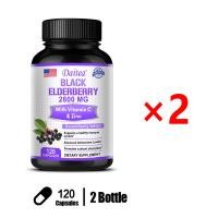 ราคา อาหารเสริม Black Elderberry ประกอบด้วยวิตามินซี Milk Thistle Isolin และอื่นๆ อีกมากมาย เพื่อสนับสนุนภูมิคุ้มกันและสุขภาพผิวและการต่อต้านวัย 120 แคปซูล (22538215750)