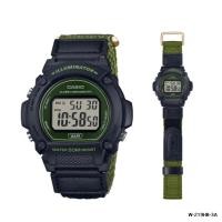 ราคา นาฬิกาดิจิตอล CASIO W 219HB สายผ้า ของแท้ 100 รับประกันสินค้า 1 ปีเต็ม (22689379532)