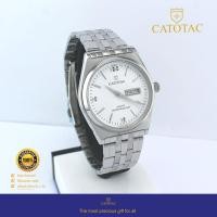 ราคา CATOTAC นาฬิกาข้อมือผู้ชายหน้าปัดสีเงิน สายสแตนเลสสีเงิน รุ่น GA9025 (13335643609)