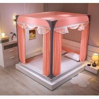 ราคา มุ้งกันยุง รุ่นใหม่ มุ้งมีม่าน มีพื้นมุ้งตาข่าย มุ้งครอบ5ฟุต 6ฟุต 6 6ฟุต ผ้ามุ้งพร้อมเสาสแตลเลสและม่านมุ้ง มุ้งเต็นท์ (21546684145)