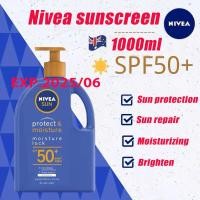 ราคา Nivea sunscreen lotion UV Sun protect moisture 1000ml 1L SPF50 โลชั่นกันแดด (21607220086)