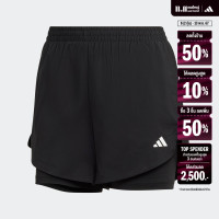 ราคา adidas Training Gym Training AEROREADY Made for Training Minimal Two in One Shorts Women Black HN1044 (22438995792)