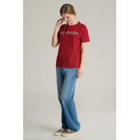 ราคา Mc jeans เสื้อยืดแขนสั้นผู้หญิง คอกลม สีแดง MTTZ749 (21750175778)