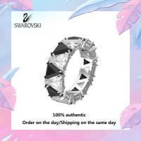 ราคา Swarovski 5619153 แหวนเงินสเตอร์ลิง S925 ทรงสามเหลี่ยม Matrix ประดับพลอยคริสตัลสีดำแบบสั่งทำพิเศษ แจกกล่องของขวัญบรรจุภัณฑ์ของแท้ (20772037194)