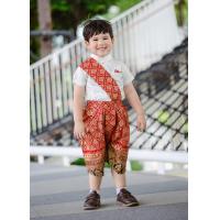 ราคา ชุดไทยเด็กชาย ชุดไทยไปโรงเรียน ชุดพี่หมื่น ชุดไทยเด็ก ลายไทยประยุกต์ ชุดโจงกระเบน โจงกระเบนสำเร็จ ไปวัด ทำบุญ ไทยประยุกต์ (20221717013)