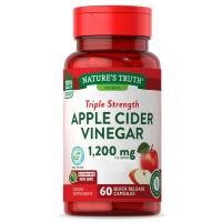ราคา แอปเปิ้ลไซเดอร์ Apple Cider Vinegar Capsules มี 60เม็ด 180เม็ด (21161668010)