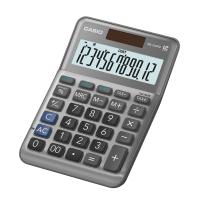 ราคา Casio Calculator เครื่องคิดเลข คาสิโอ รุ่น MS 120FM แบบตั้งโต๊ะ ขนาดกะทัดรัด 12 หลัก สีเทา (5995262452)