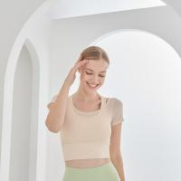 ราคา Penny Activewear สปอร์ตบราแขนสั้น ซีทรู บราออกกำลังกาย สปอร์ตบราผู้หญิง รองรับ High Impact สปอร์ตบราวิ่ง แห้งไว กระชับ มีฟองน้ำ รุ่น Arch Bra Top (16983587602)