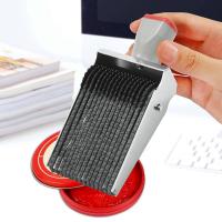 ราคา Multipurpose 15 Digit Alphabet Rolling Rubber Stamp English Letter Number Emboss DIY Scrapbooking Roller Stationery (22553941579)