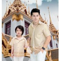 ราคา เสื้อไทย เชิ๊ตลายไทย ไทยประยุกต์ เสื้อไปทำบุญ ไปวัด ชุดไปทำบุญ งานบวช เสื้อผู้ชาย เชิ๊ตแขนสั้นลายไทย Thai Shirt Man (16609366974)