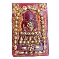 ราคา พระสมเด็จวัดระฆัง กรุวังหน้าเนื้อหยกเขียวดูดทรัพย์ ราคาถูก พระเครื่อง (22165140085)