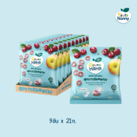 ราคา FrutoNanny FRUTOPUFFS ธัญพืชอบกรอบรูปวงแหวน ข้าวโพด ข้าว กับรสแอปเปิ้ลและเชอร์รี่ ขนมเพื่อสุขภาพสำหรับเด็ก 21 กรัม (22744054579)