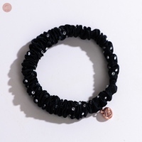 ราคา Mini ยางมัดผมผ้าไหมมัลเบอร์รี่ รุ่น Crystal by SO SILK ยางรัดผมผ้าไหม mulberry silk scrunchies 1 ชิ้น (16399711490)