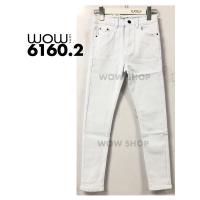 ราคา กางเกงยีนส์สีขาวป้ายว้าวWOW (19467442625)