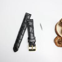 ราคา Genuine leather crocodile สายนาฬิกาหนังจระเข้แท้ งานมือ ไซร์ 16 MM แถมสปริง รับประกันสินค้า ไม่แท้ยินดีคืนเงิน (11333362402)