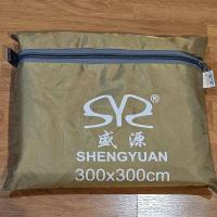 ราคา แผ่นปูรองพื้นเต็นท์ กราวชีท ทาร์ป ฟลายชีท flysheet Shengyuan 300x300 cm เคลือบ UV (21066798452)