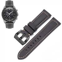 ราคา สายหนัง20มม สำหรับ Omega แบบนาฬิกาดวงจันทร์กำไลข้อมือหนังวัวแนววินเทจ20 22 24 26มม สายนาฬิกาปล่อยแบบเร็ว (20877750121)
