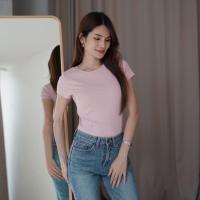 ราคา คอปาดแขนสั้น ผ้าคอตตอนสแปนเดกซ์ เนื้อพรีเมี่ยมทอ 210 G เนื้อนุ่ม ยืดหยุ่นดี เก็บทรงสวย (22965983834)