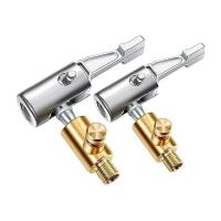 ราคา 2Pcs Lock on Air Chuck Tire InflatorMetal Locking Tire Air Chuck with Air Release Valve8mm Standard Tire Valve Thread (22252241010)
