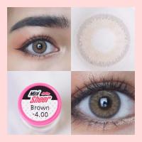 ราคา คอนแทคเลนส์ Mini Sheer ฺBrown Gray Kitty Kawaii ขนาดมินิ ขายดี (18484786192)