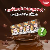 ราคา Country Fresh นมช็อกโกแลตยูเอชที นมกล่องพร้อมดื่ม ขนาด 90 มล 28 กล่อง 7 แพ็ค (23124471894)