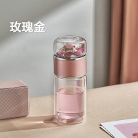 ราคา 500ml กระบอกน้ำชา กระบอกชงชา กระจกสองชั้น ขวดชาพร้อมตัวกรอง แก้วกรองชาร้อน กระบอกชงชา แก้วชงชา กระบอกชงชาพกพา แก้วแยกกากชา ถ้วยกรองชา เหมาะสำหรับการพกพา (22999210018)