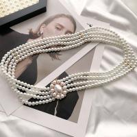 ราคา WUSUOGU สง่างามเรียบหรู สายคาดเอวบาง ชุดสายรัด ห่วงโซ่เอว เข็มขัดรัดเอว เข็มขัดสำหรับผู้หญิง ห่วงโซ่เอวมุก (21472170603)