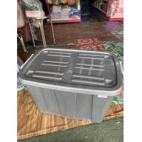 ราคา กล่องพลาสติกสีสันสดใส มีฝาล็อค ขนาด 66 42 37 ซม ขนาด ความจุ 60 ลิตร มีล้อ (21813771570)