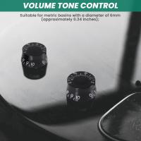 ราคา 4Pcs Electric Guitar Top Hat Knobs Speed Volume Tone Control Knobs Compatible for LP Style Guitar (22981998038)