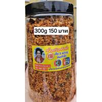 ราคา น้ำพริกป้าติ๋วเห็ดสามอย่างผัดพริกขิง 300 กรัม 150 บา (23041260754)