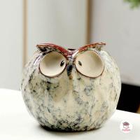 ราคา กระถางเซรามิค นกฮูกลายหินอ่อน กระถางต้นไม้ แคคตัส กระบองเพชร ไม้อวบน้ำ Cactus Succulent (22966006399)