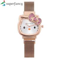ราคา SAI LI WEI นาฬิกาควอตซ์ Hello Kitty อ่านง่าย (22882312137)