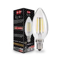 ราคา HI TEK RETRO SERIES หลอดจำปา LED แบบมีไส้ 4W E14 แสงนวล (127762553)