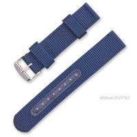 ราคา สายไนลอนผ้าใบ20มม 22มม 24มม ตาข่ายไนล่อนสายนาฬิกาข้อมือผู้หญิงผู้ชายอุปกรณ์ FVB MY Jam Tangan Sport (22224237342)