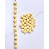 ราคา แพ็คละ 20 เม็ด เม็ดงาเทียม สำหรับแต่งสร้อยสร้อยกะลา สร้อยงา อะไหล่แต่งสร้อยงา อะไหล่แต่งสร้อยกะลา งานเทียม เม็ดงาแต่งสร้อย เม็ดงากลม อะไหล่สร้ยพระ (23018934633)